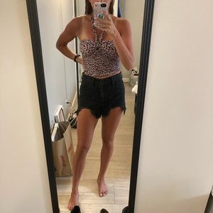 Hidden Black Highrise Jean Shorts